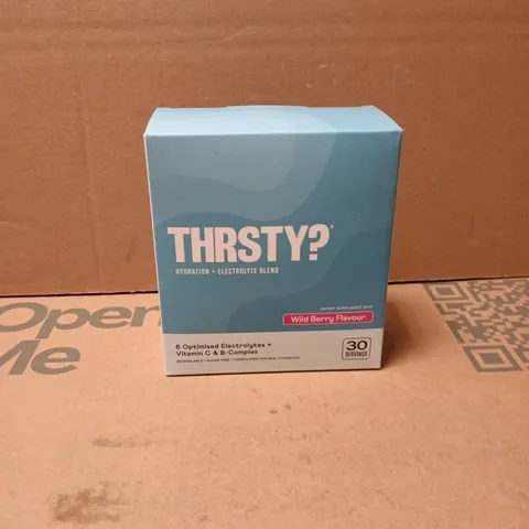 THRSTY? HYDRATION + ELECTROLYTE BLEND WILD BERRY SUPPLEMENT 260G
