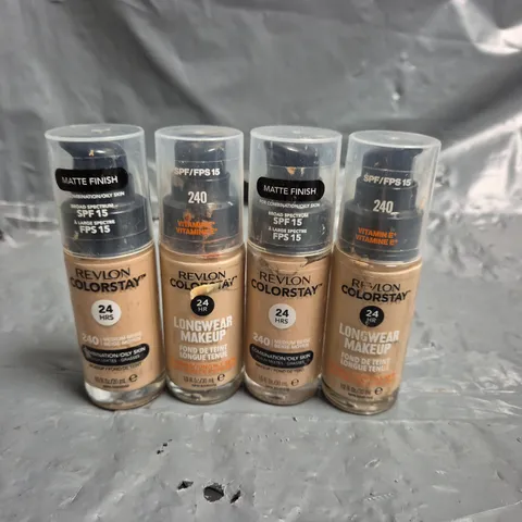 LOT OF APPROXIMATELY 32 REVLON COLOURSTAY 30ML MAKE UP ITEMS