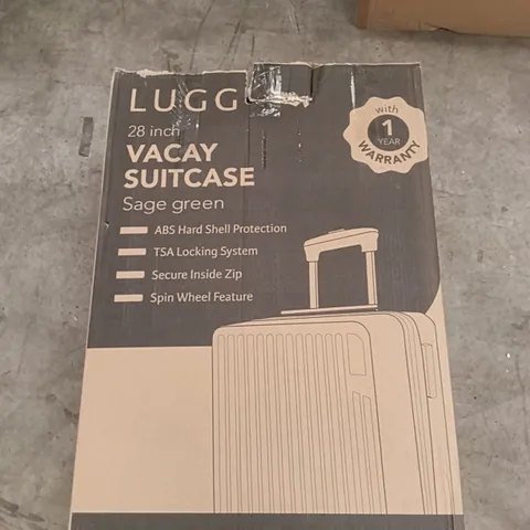  BOXED LUGG TRAVEL SUITCASE