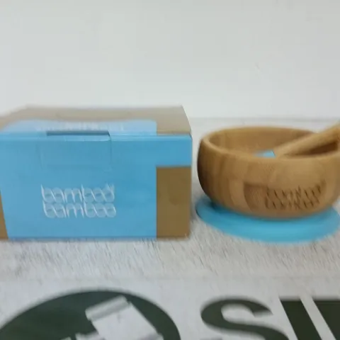 BOXED BAMBOO BAMBOO BABY SUCTION BOWL