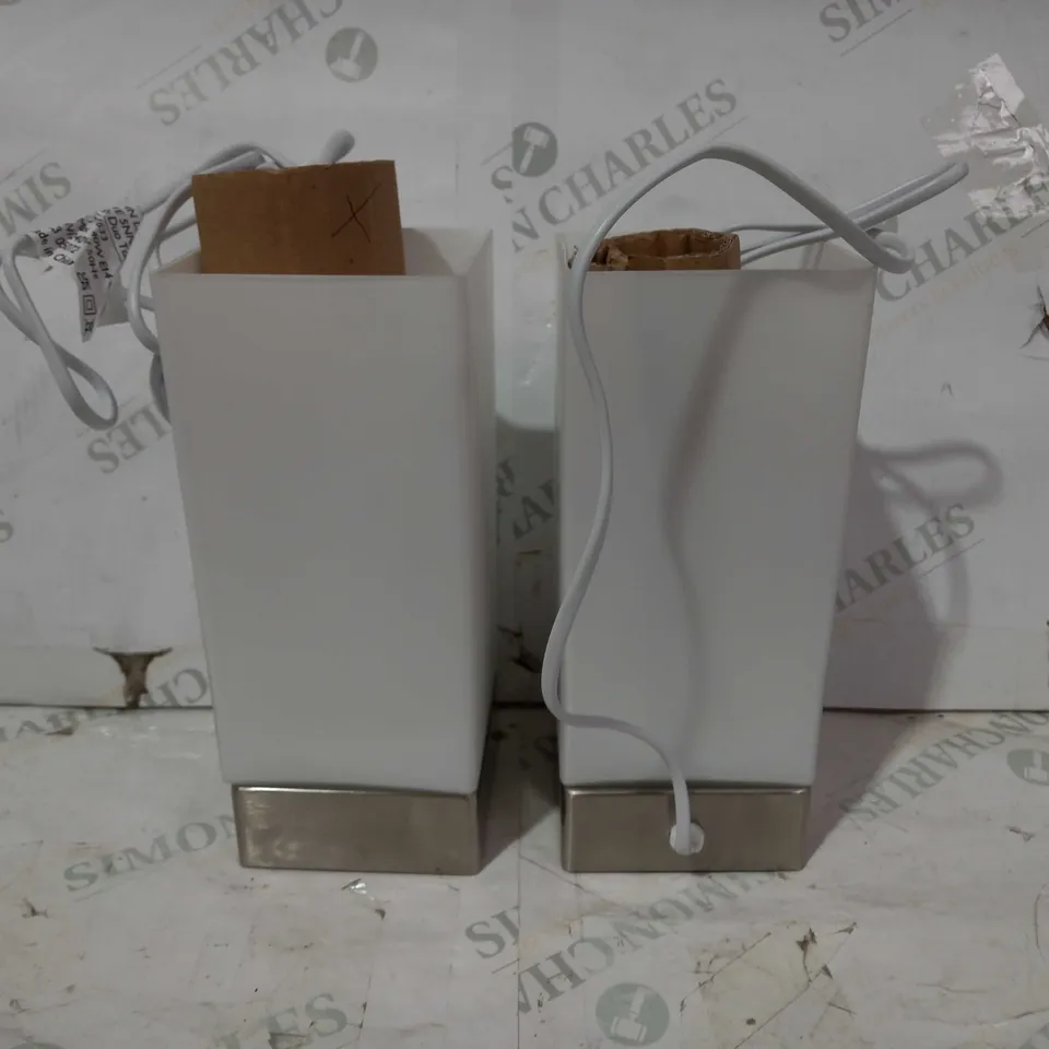 JOHN LEWIS MITCH TOUCH LAMP SET OF 2