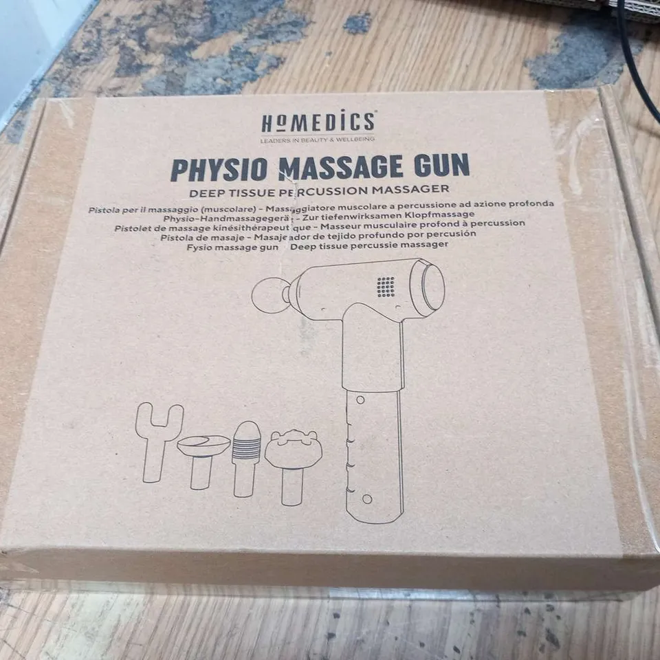 BOXED HOMEDICS PHYSIO MASSAGE GUN PGM-150-EU