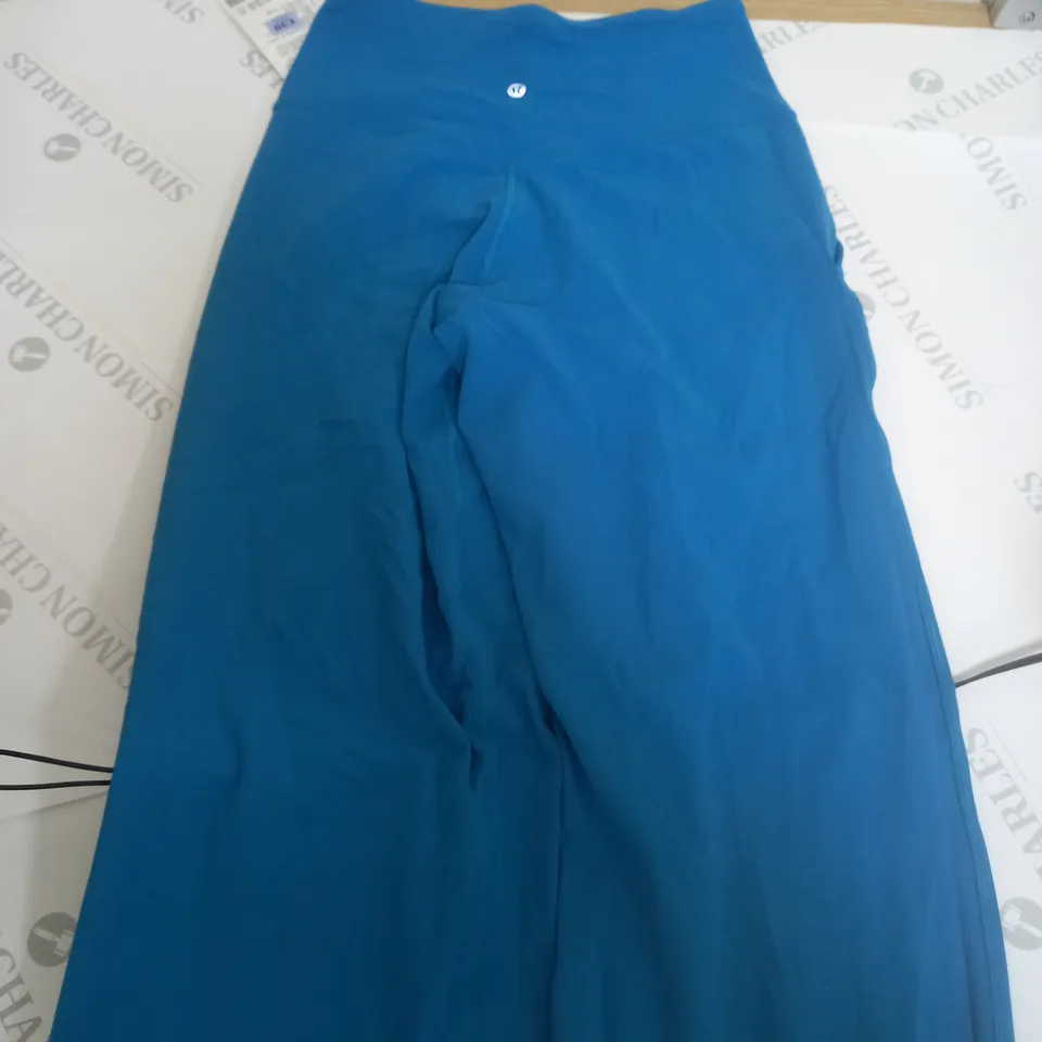 LULUEMON WIDE LEG LEGGINGS PANTS IN BLUE - 31