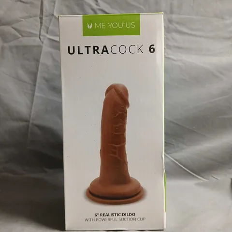 ME YOU US ULTRACOCK 6 REALISTIC DILDO WITH SUCTION CUP