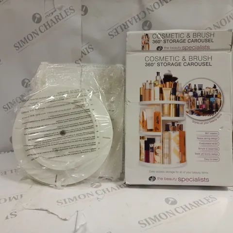 COSMETIC & BRUSH 360 STORAGE CAROUSEL 