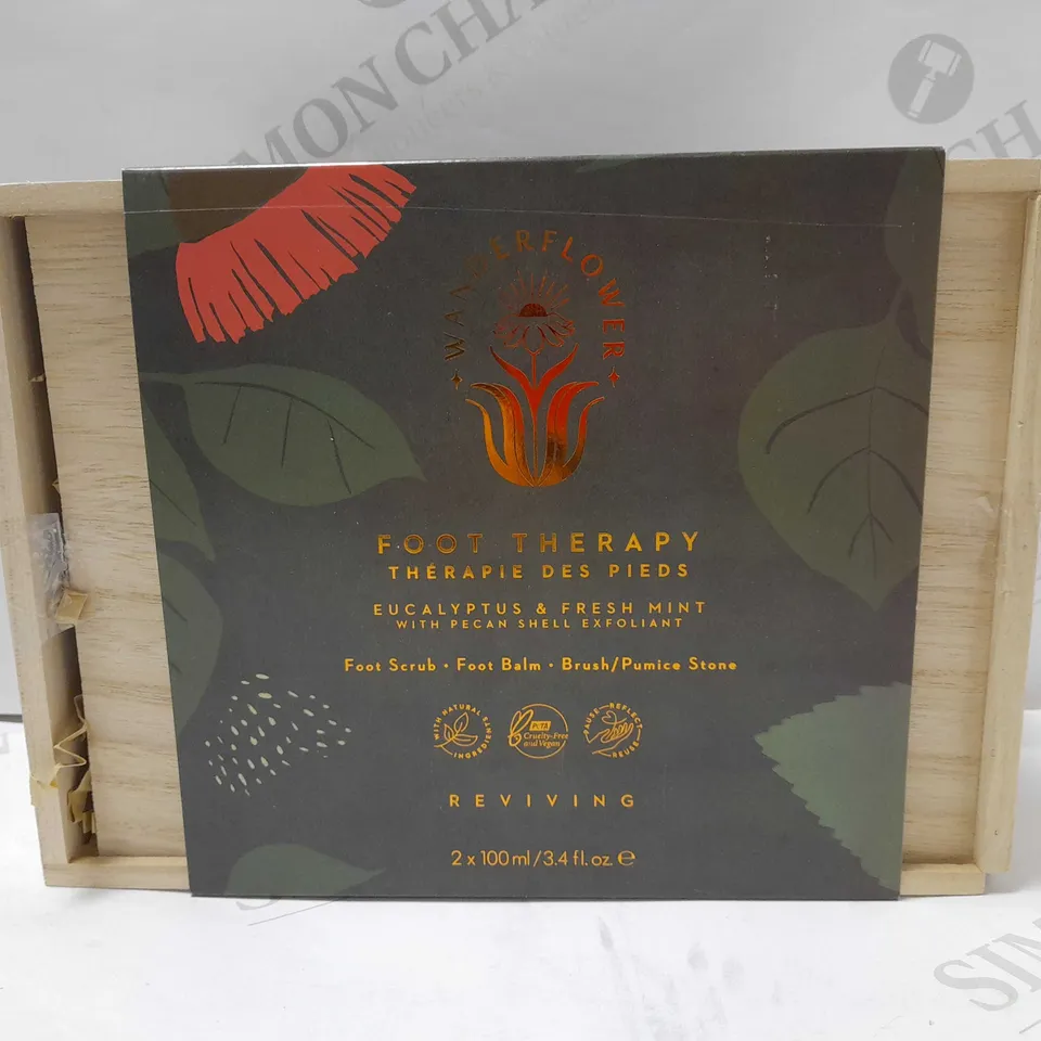 WANDERFLOWER EUCALYPTUS & MINT FOOT THERAPY GIFT SET