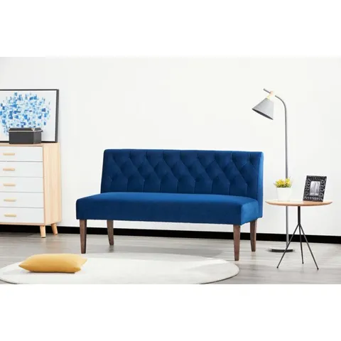 BOXED OLYMPUS 2 SEATER SOFA - ROYAL BLUE FABRIC