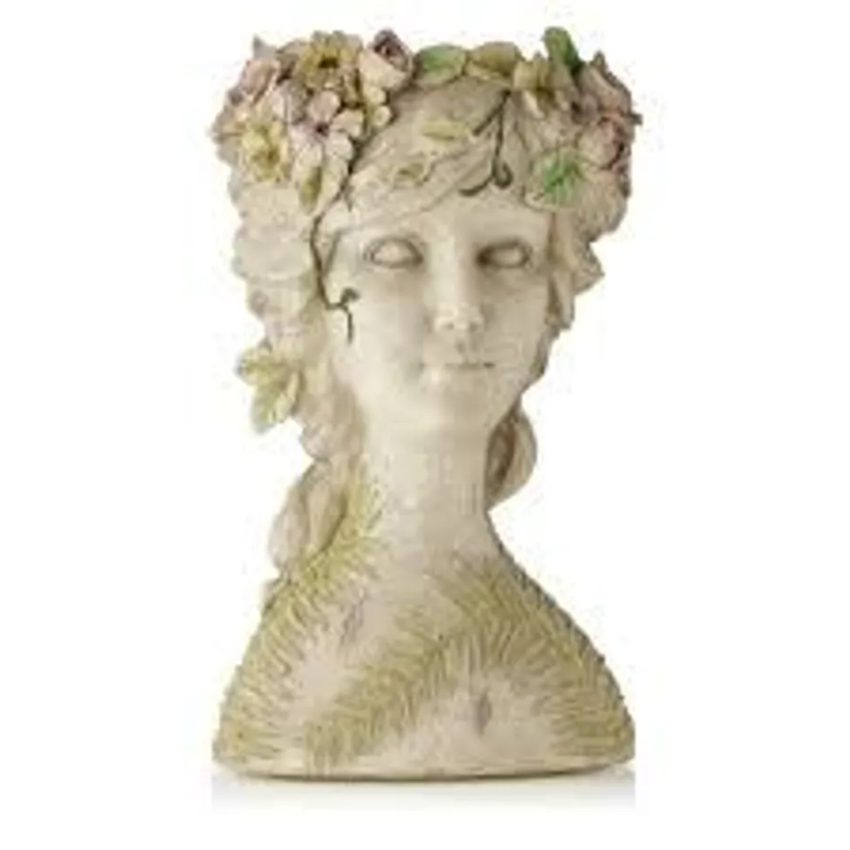 GARDEN REFLECTIONS FLORAL BUST PLANTER