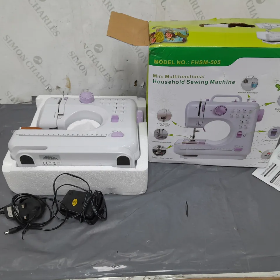 BOXED MINI MULTIFUNCTIONAL HOUSEHOLD SEWING MACHINE 