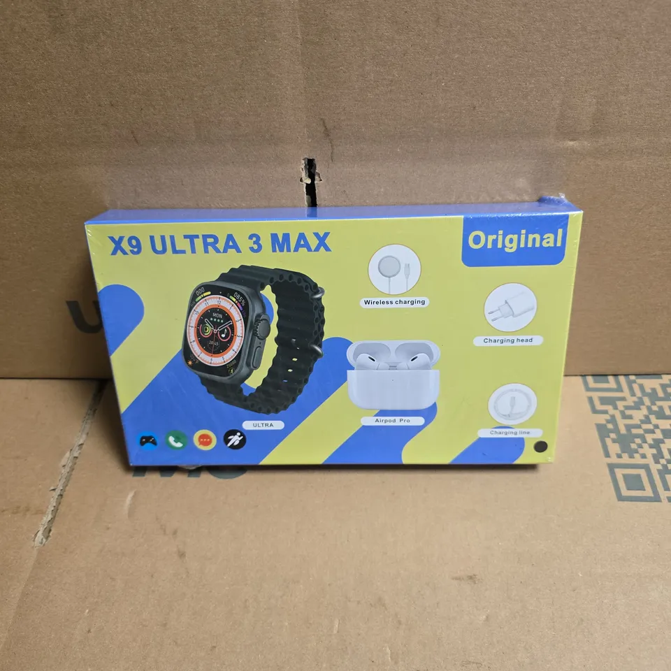 X9 ULTRA 3 MAX SMARTWATCH – ORIGINAL BOX SEALED