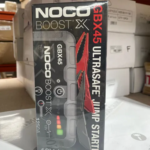 BOXED CELLOPHANE-WRAPPED NOCO BOOST X ULTRASAFE JUMP STARTER