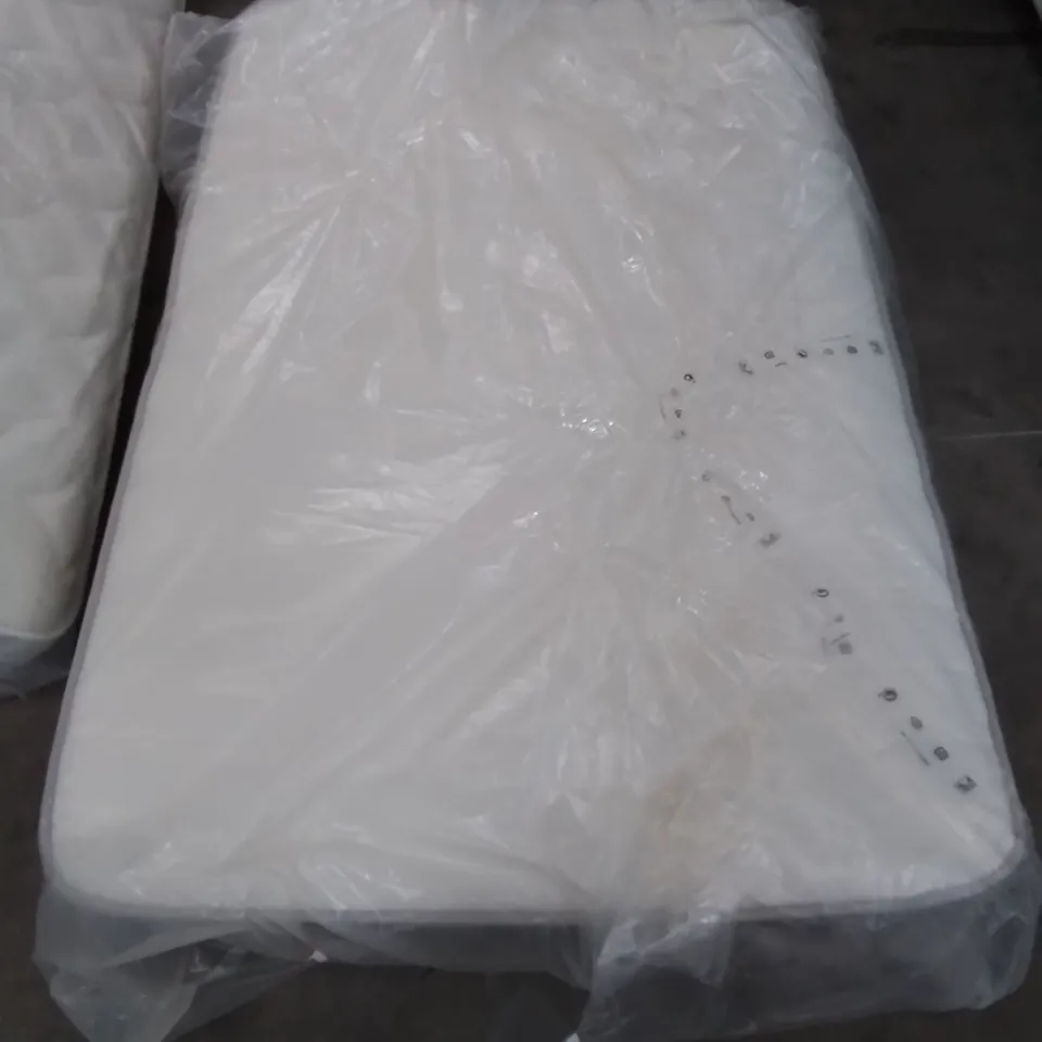 QUALITY BAGGED 4' HYBRID MEMORY FIBRE OPEN COIL MATTRESS 