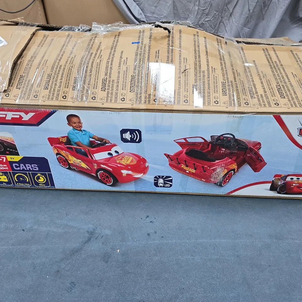 DISNEY CARS LIGHTENING MCQUEEN ELECTRIC RIDE ON CAR