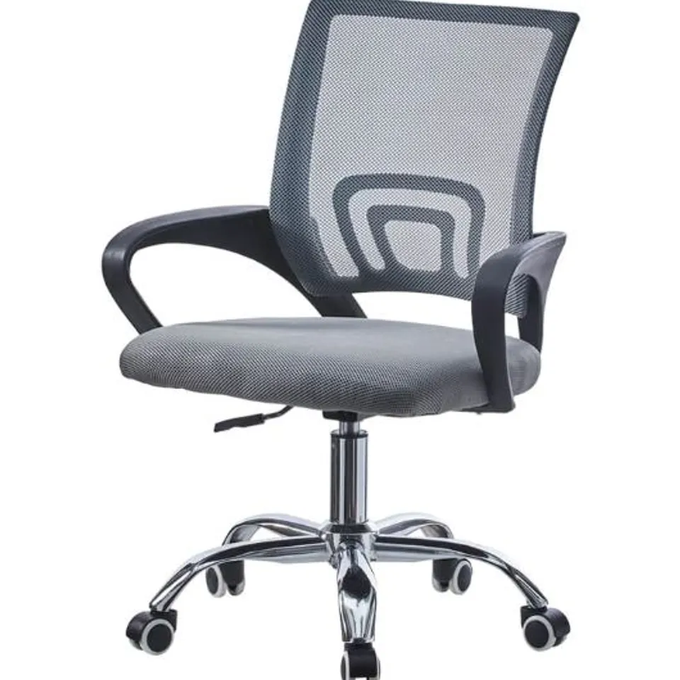 BOXED SHAUN GREY MESH OFFICE CHAIR (1 BOX)