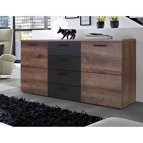 BOXED MILLBURY 149.5CM WIDE 4 DRAWER SIDEBOARD [2 BOXES]