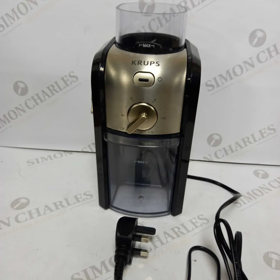 KRUPS GVX231 EXPERT BURR GRINDER FOR COFFEE BEANS