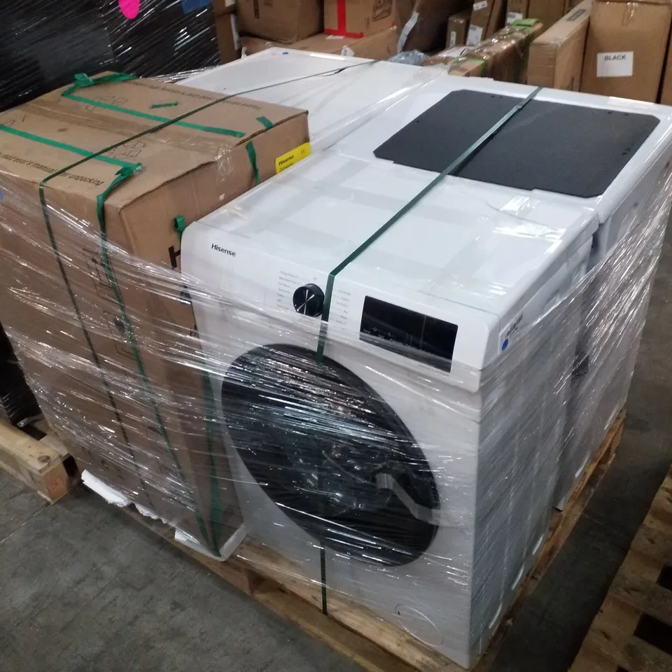 PALLET OF APPROXIMATELY 4 UNPROCESSED RAW RETURN WHITE GOODS TO INCLUDE