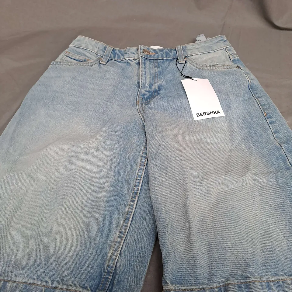 BERSHKA JORTS IN WASHED BLUE - EUR 34