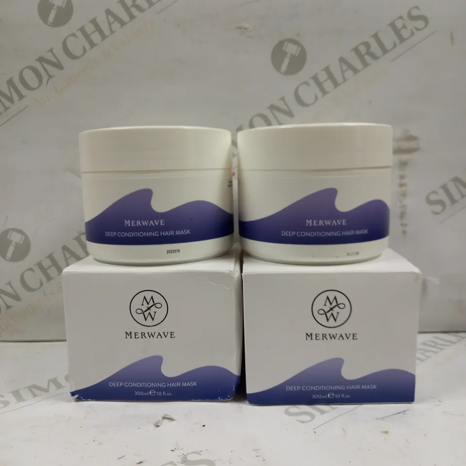 BOX OF 2 MERWAVE DEEP CONDITIONING HAIR MASK TREATMENTS - 2 X 300ML