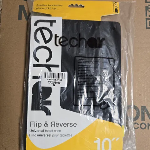 TECHAIR FLIP & REVERSE UNIVERSAL TABLET CASE – 10-INCH – BLACK