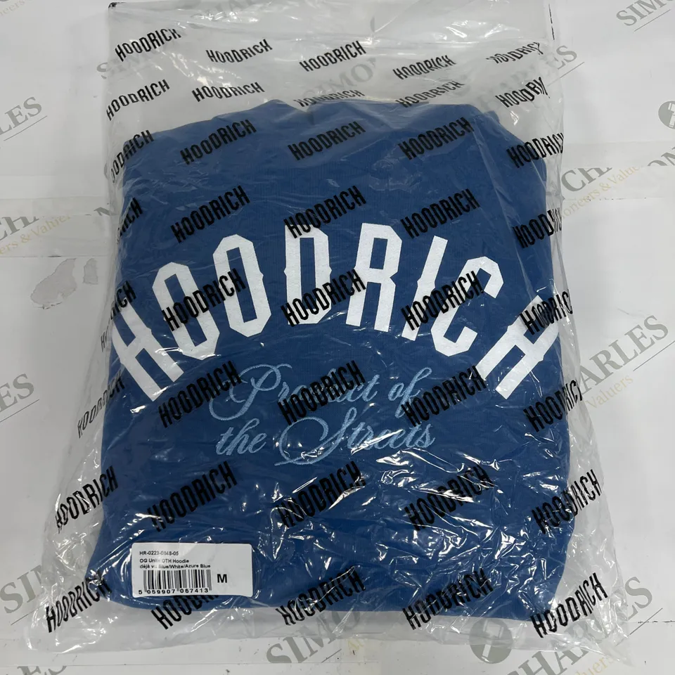 HOODRICH OG UNITE HOODIE IN BLUE SIZE MEDIUM