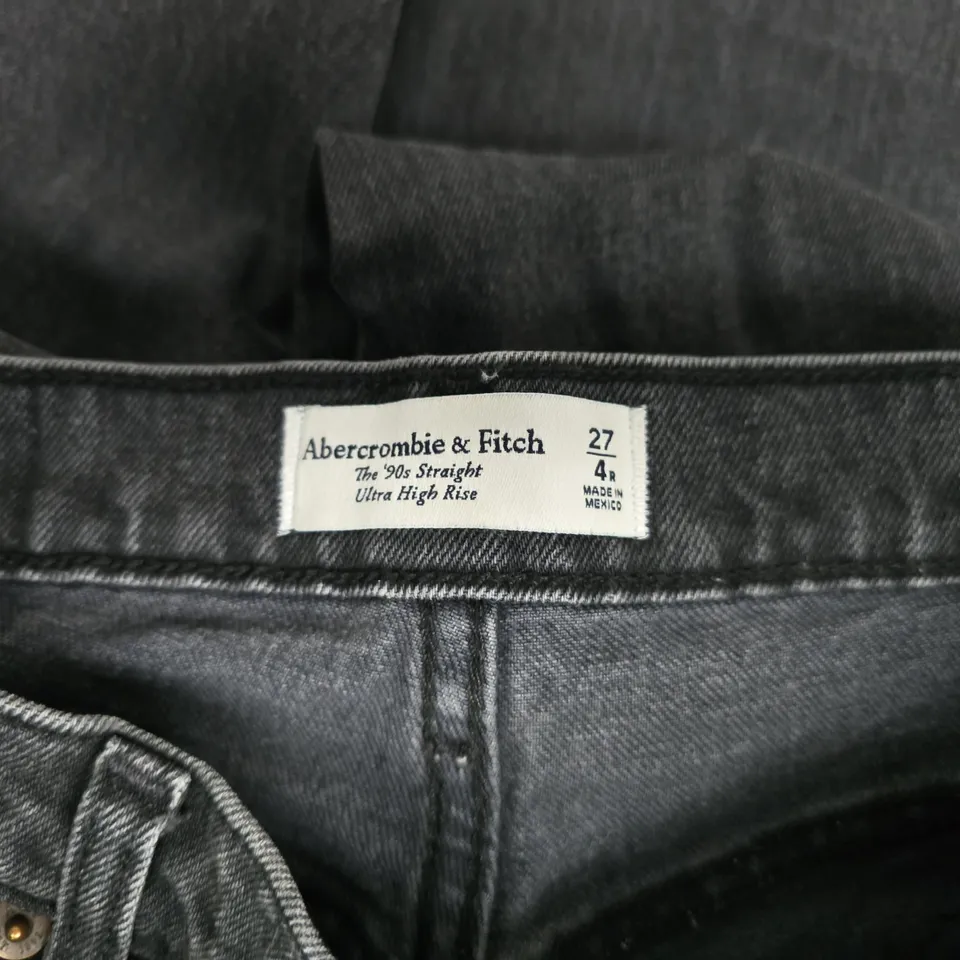 ABERCROMBIE & FITCH JEANS – THE ’90S STRAIGHT ULTRA HIGH RISE, UK 27 (US 27)