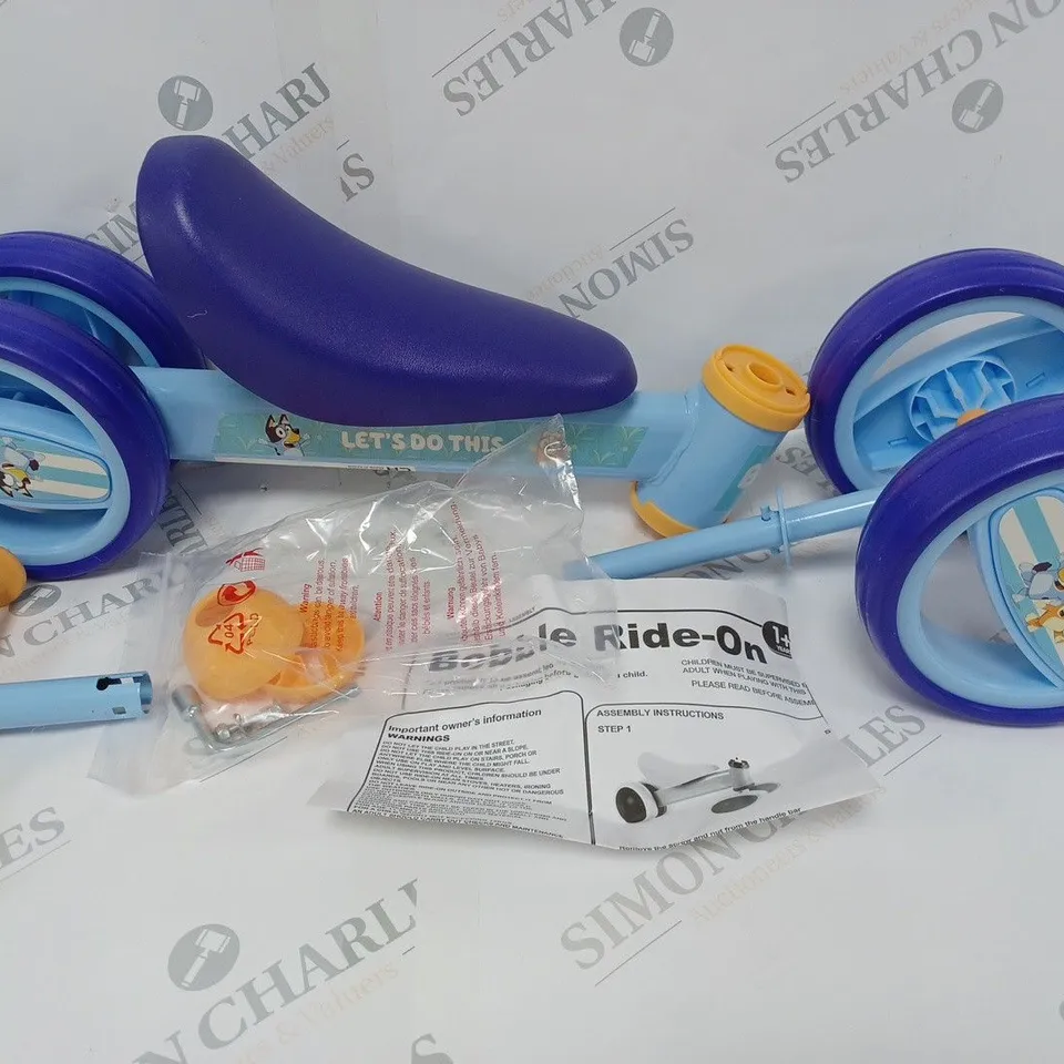 BLUEY BOBBLE RIDE ON  RRP £40