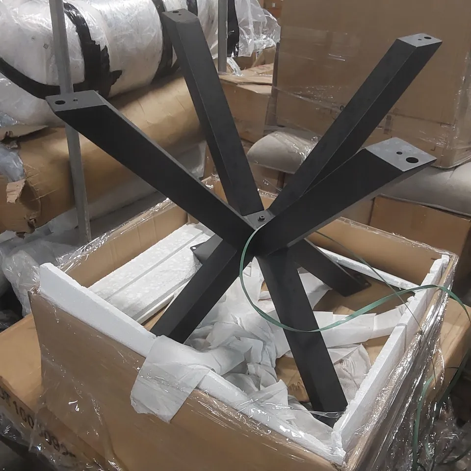 PALLET CONTAINING A LARGE QUANTITY OF DESIGNER FURNITURE PARTS