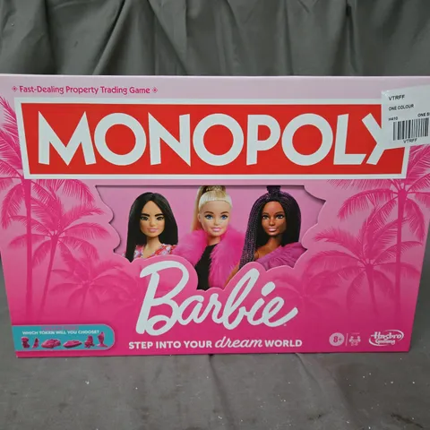 BOXED MONOPOLY BARBIE BOARD GAME 