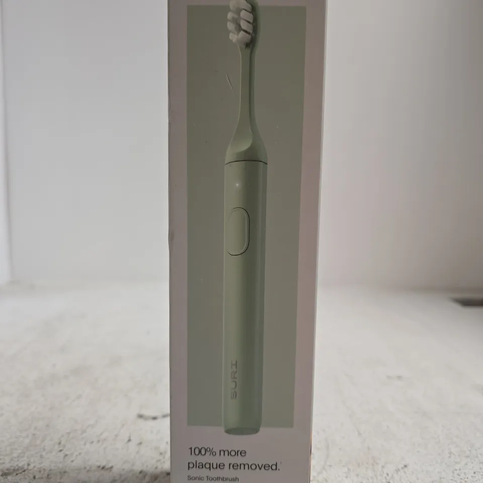 SURI SONIC TOOTHBRUSH – MINT GREEN (BOXED)