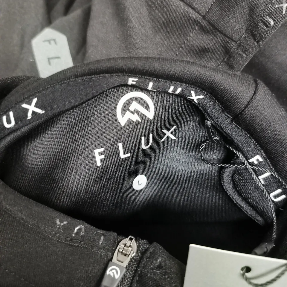 FLUX TECH SUIT TOP IN BLACK - LARGE