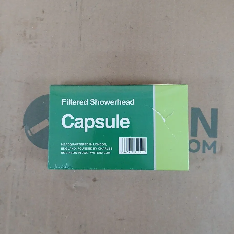 CAPSULE FILTERED SHOWERHEAD – BOXED