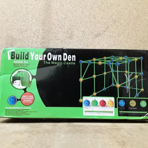 BOXED BUILD YOUR OWN DEN THE MAGIC CASTLE