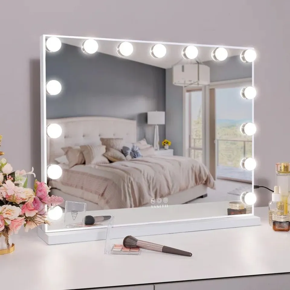 BOXED KEUNA RECTANGLE LED METAL MIRROR (1 BOX)