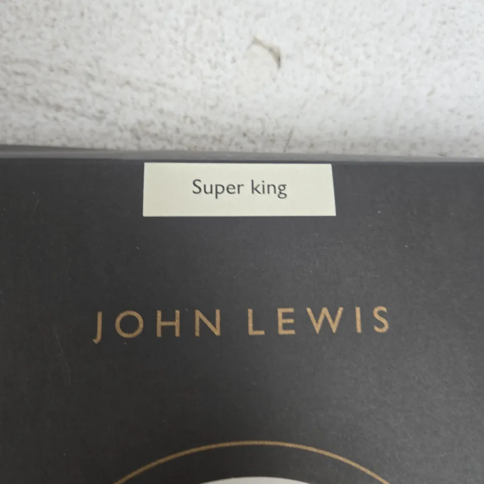 JOHN LEWIS EGYPTIAN COTTON SATEEN DUVET COVER – SUPER KING, 800 THREAD COUNT
