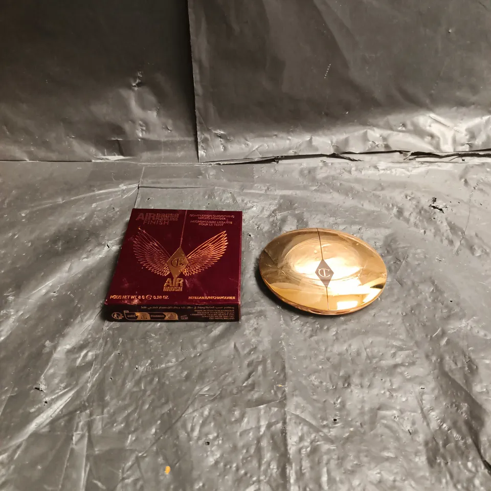CHARLOTTE TILBURY AIRBRUSH FLAWLESS FINISH MICRO POWDER – SHADE 3 TAN (MEDIUM TO DEEP) – BOXED