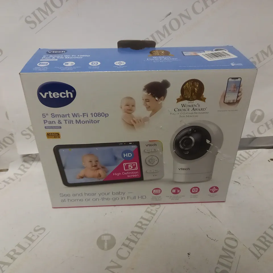 VTECH 5" SMART WIFI 1080P PAN & TILT MONITOR 