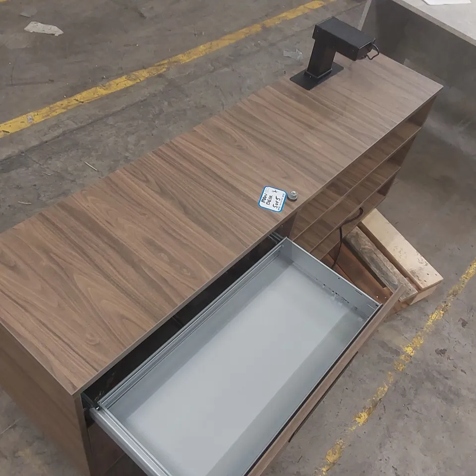 EXECUTIVE OFFICE DESK STORAGE CABINET