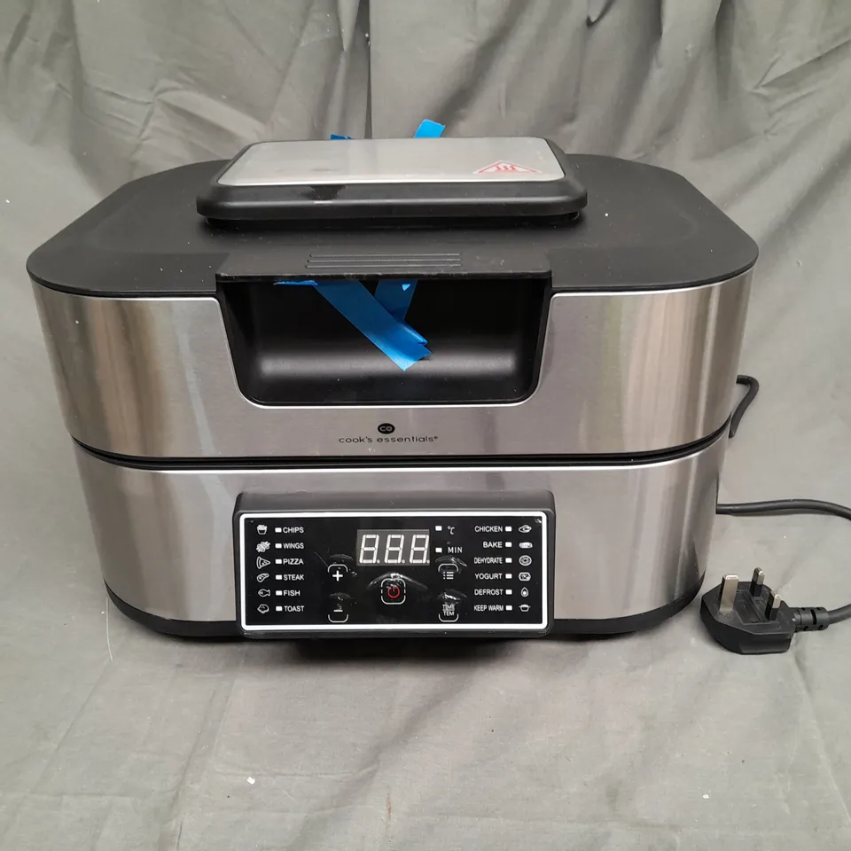 BOXED COOK'S ESSENTIALS GRILL & AIRFRYER 5.5L