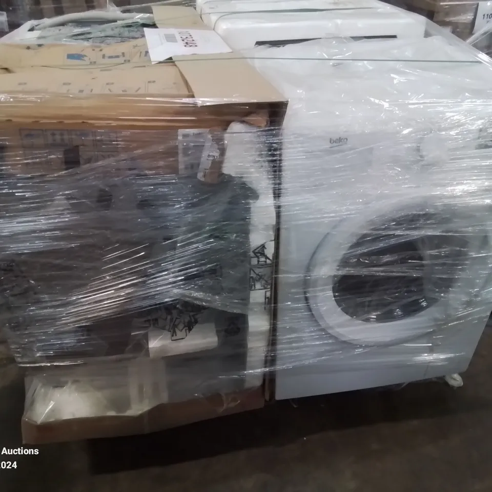 PALLET OF APPROXIMATELY 4 UNPROCESSED RAW RETURN WHITE GOODS TO INCLUDE;