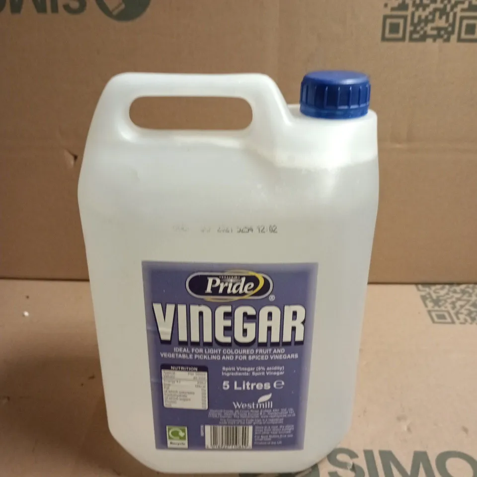 PRIDE WHITE VINEGAR – 5 LITRES