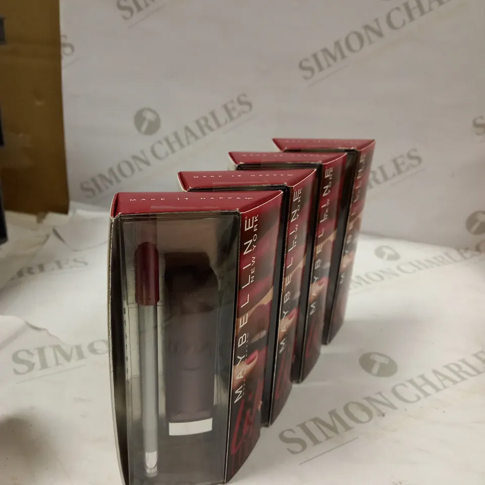 MAYBELLINE COLOR SENSATIONAL LIP LOOK SET RED x4