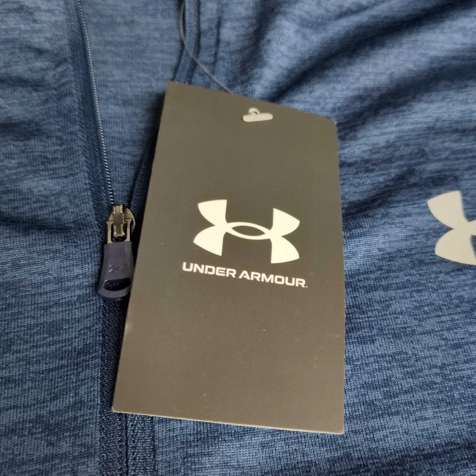 UNDER ARMOUR UA TECH 2.0 1/2 ZIP TOP – NAVY, MEN'S, SIZE M
