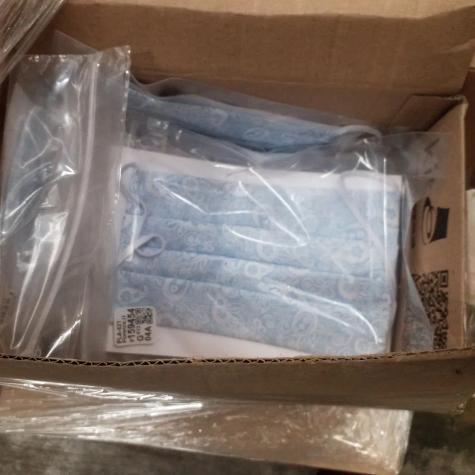 PALLET CONTAINING LARGE QUANTITY  OF ASSORTED FACE MASKS