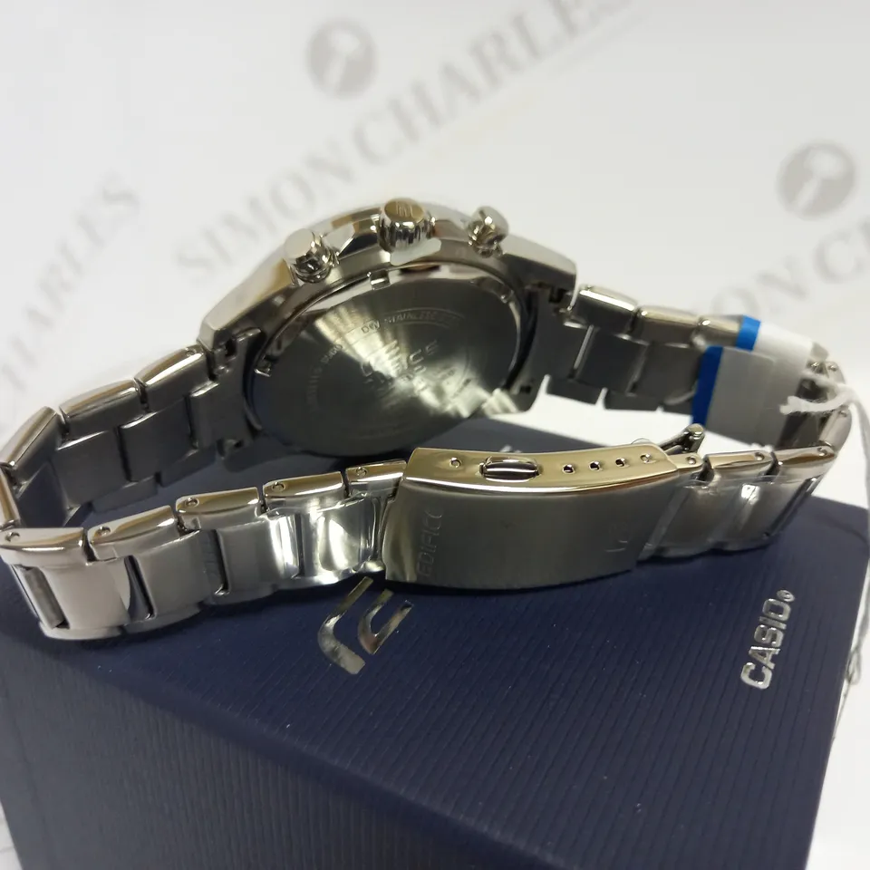 CASIO EDIFACE CHRONOGRAPH STAINLESS STEEL WATCH