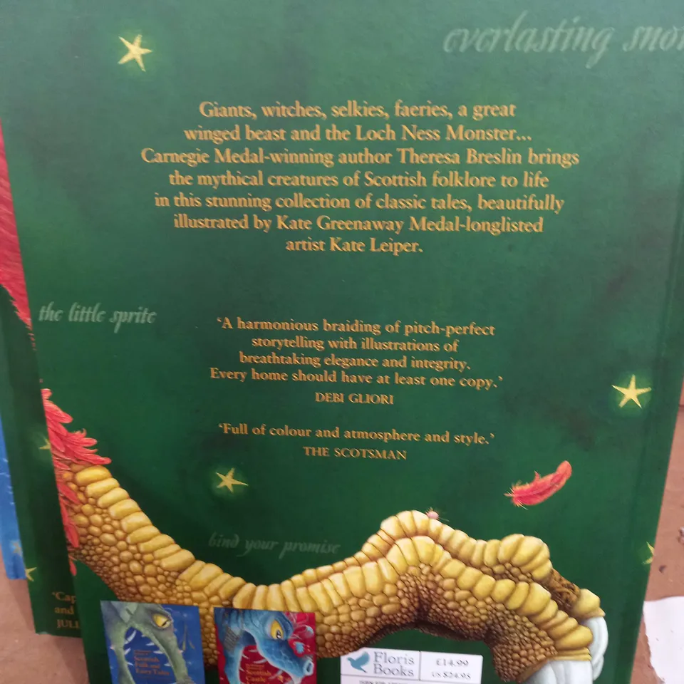 AN ILLUSTRATED TREASURY OF SCOTTISH MYTHICAL CREATURES & FOLK AND FAIRY TALES x2