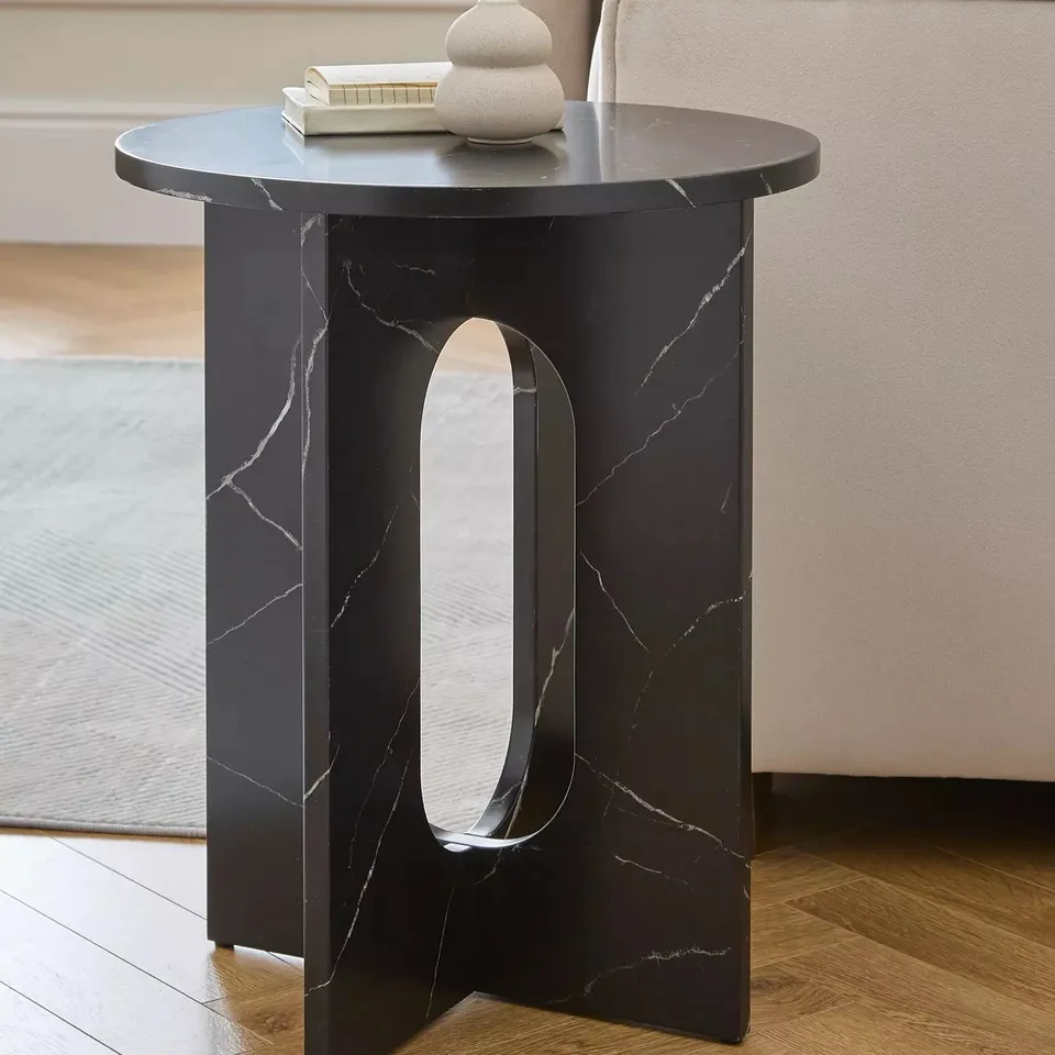 CELESTE SIDE TABLE - BLACK - COLLECTION ONLY