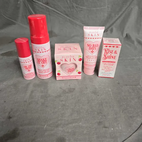 SEALED PLOUISE SKIN LOT OF 5 ASSORTED ITEMS TO INCLUDE - MAKEUP MELTER - FACIAL SLEEPING MASK - REPAIR LOTION - ETC