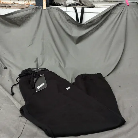 PULL&BEAR STWD BLACK RELAXED FIT JOGGERS – UK SIZE M (EU M / US M)