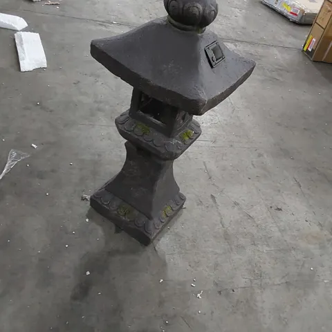 BOXED SOLAR PANELLED ZEN GARDEN PAGODA 